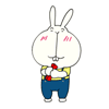 Big Face Rabbit messages sticker-9