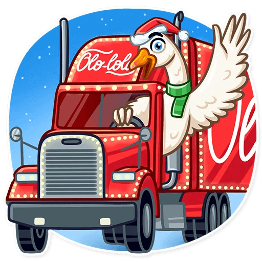 Christmas Goose New Year messages sticker-4