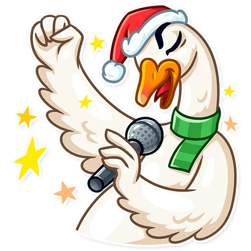 Christmas Goose New Year messages sticker-6