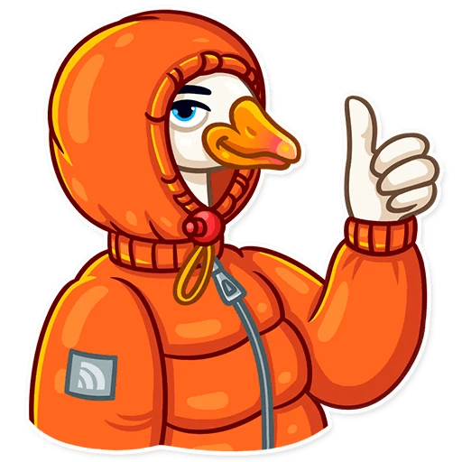 Christmas Goose New Year messages sticker-2