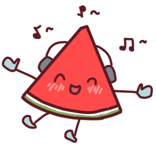 Shy watermelon messages sticker-6