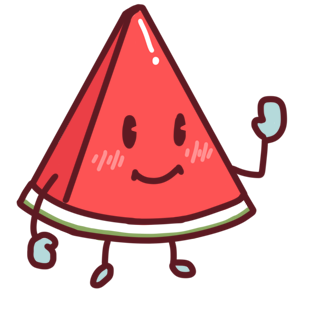 Shy watermelon messages sticker-0