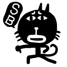 Black Faced Cat Stickers messages sticker-6