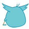 Funny owl face messages sticker-5