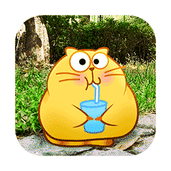 Happy Cat Stickers messages sticker-0