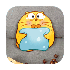 Happy Cat Stickers messages sticker-9