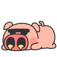 Pink Pig Stickers messages sticker-8