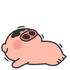 Pink Pig Stickers messages sticker-5