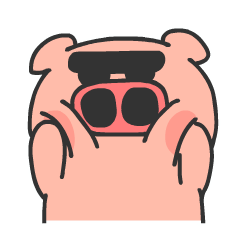 Pink Pig Stickers messages sticker-3