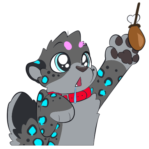 Spencer The Snow Leopard messages sticker-9