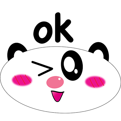 Panda mascot messages sticker-0