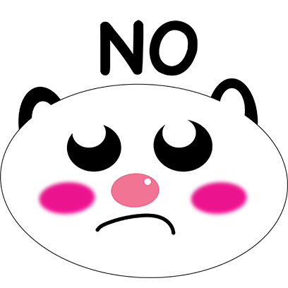 Panda mascot messages sticker-10
