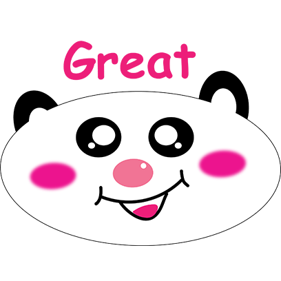 Panda mascot messages sticker-5