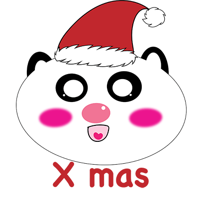 Panda mascot messages sticker-7