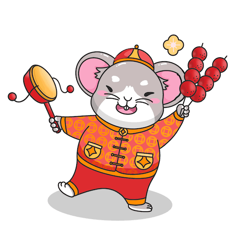 2020鼠年贺岁好运来 messages sticker-8
