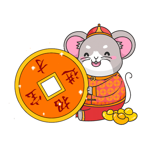 2020鼠年贺岁好运来 messages sticker-1