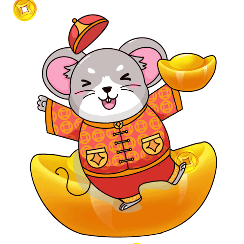 2020鼠年贺岁好运来 messages sticker-10