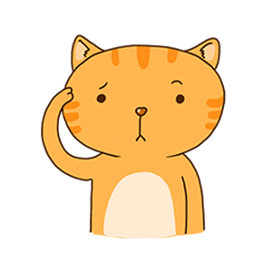 Orange Cat-Summer messages sticker-6