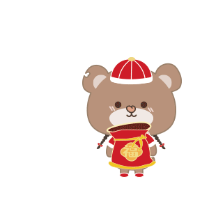 KongHei LuckyBear messages sticker-11