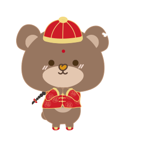 KongHei LuckyBear messages sticker-2