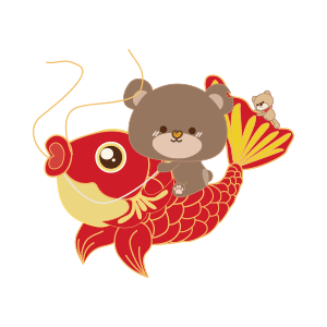 KongHei LuckyBear messages sticker-8