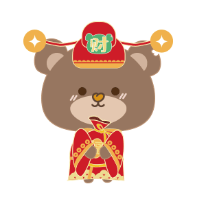 KongHei LuckyBear messages sticker-7