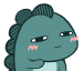 Dynamic cute little monster messages sticker-8
