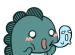 Dynamic cute little monster messages sticker-10