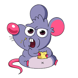 Mouse-Tintin Stickers for 2020 messages sticker-1