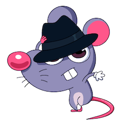 Mouse-Tintin Stickers for 2020 messages sticker-10