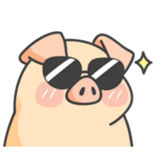 Piggy Duby&Frog Bady -Stickers messages sticker-10