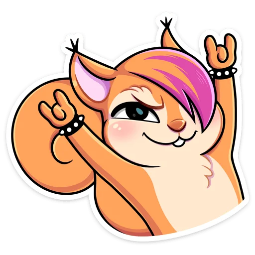 Orange Fox Stickers messages sticker-9