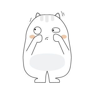 可爱憨憨喵 messages sticker-5