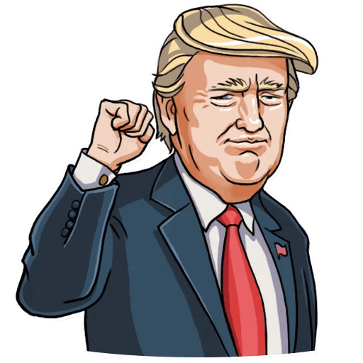 Donald Trump Stickers Pack messages sticker-7