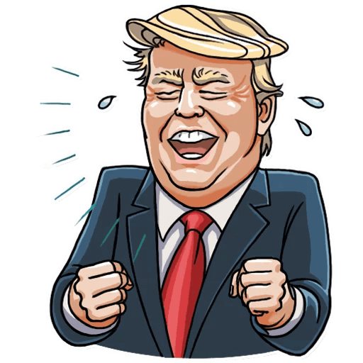 Donald Trump Stickers Pack messages sticker-0