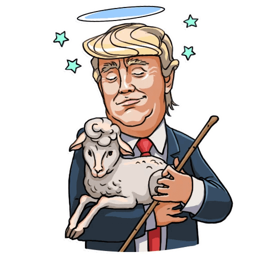 Donald Trump Stickers Pack messages sticker-9