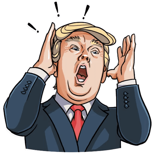 Donald Trump Stickers Pack messages sticker-3