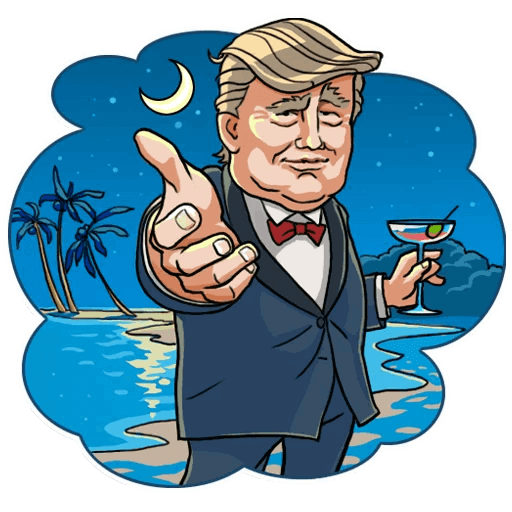 Donald Trump Stickers Pack messages sticker-10