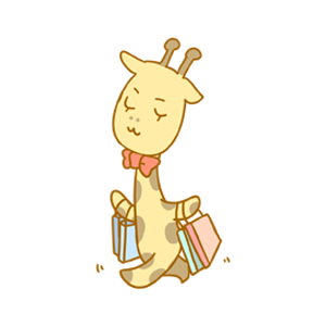 Here comes the giraffe messages sticker-7