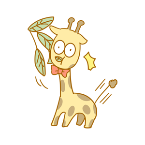 Here comes the giraffe messages sticker-0