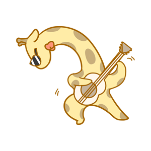 Here comes the giraffe messages sticker-10