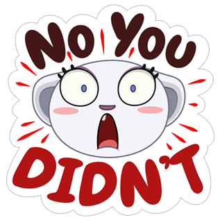 Be Cynical Sticker messages sticker-5