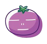 玉米炒饭-茄子Emoji messages sticker-5