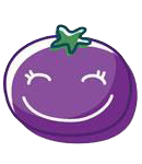 玉米炒饭-茄子Emoji messages sticker-6
