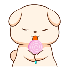 HappyDailyLifeDog messages sticker-1