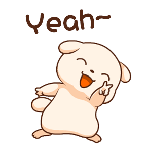 HappyDailyLifeDog messages sticker-4