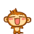 Surprised monkey messages sticker-5