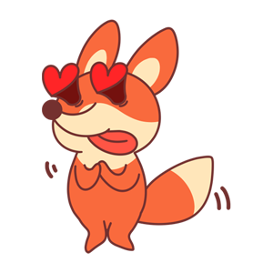 OrangeFoxShow messages sticker-2