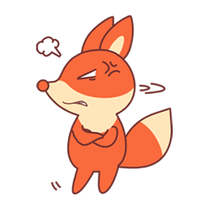 OrangeFoxShow messages sticker-10