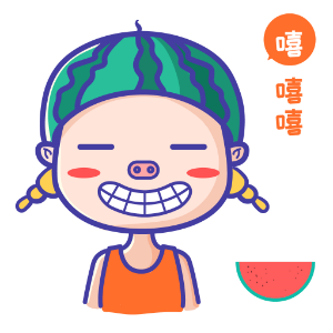 猪猪瓜皮 messages sticker-4
